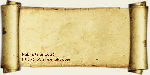 Isak Sebić vizit kartica